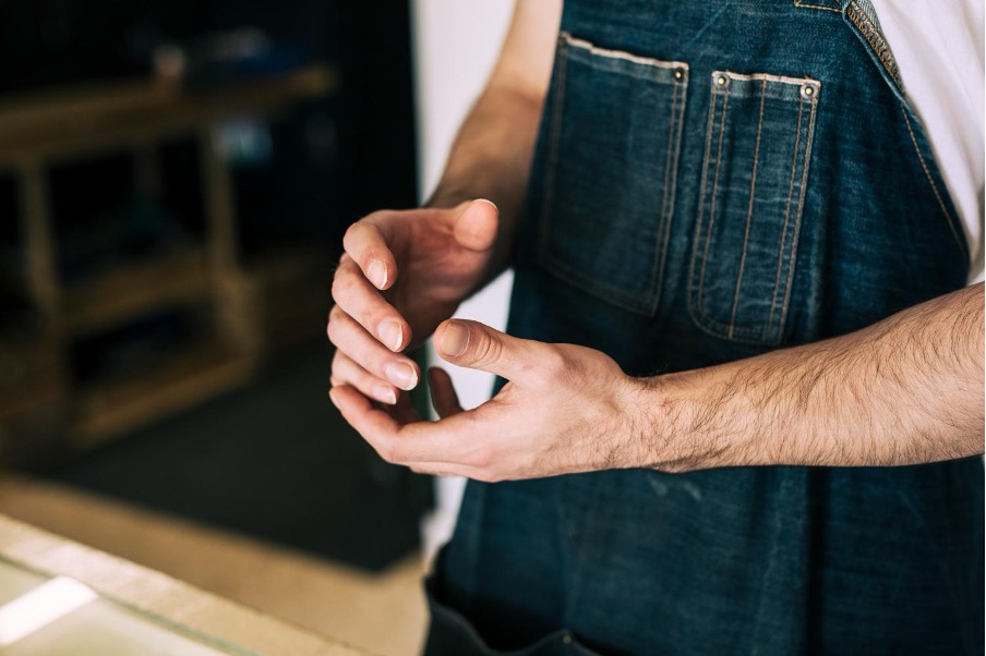 работно облекло от деним